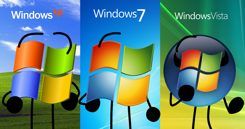 Distinctions Between Windows 7, Vista, and XP