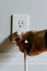 What is the reason why power surges are happening so often in your home?