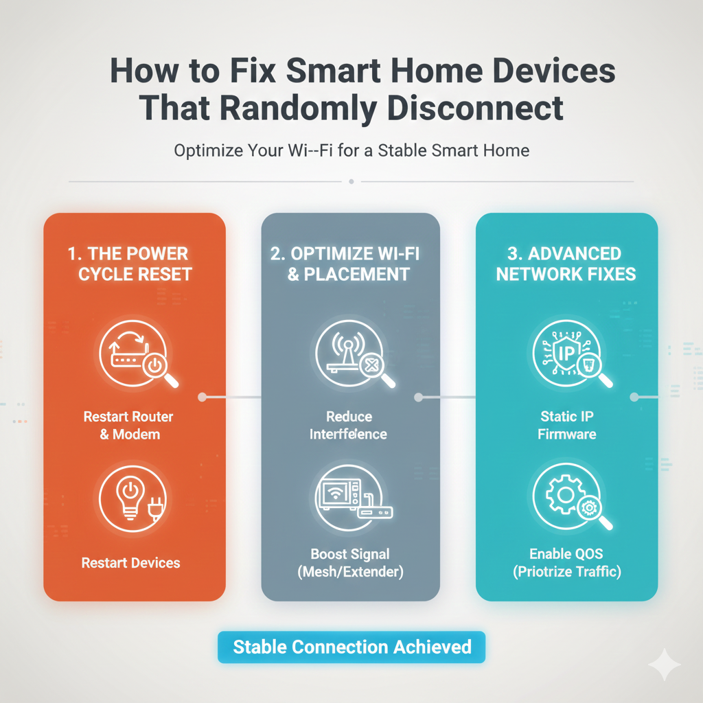 How to Fix Smart Home Devices That Randomly Disconnect