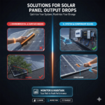 Solutions for Solar Panel Output Drops