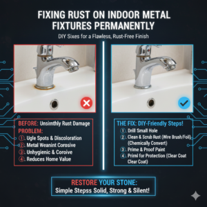 Fixing Rust on Indoor Metal Fixtures Permanently