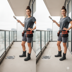 Solving Balcony Water Pooling Problems