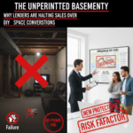 The Unpermitted Basement Penalty: Why Lenders Are Halting Sales Over DIY Living Space Conversions
