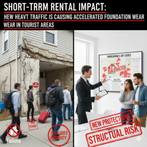 Short-Term Rental Impact: How Heavy Foot Traffic Is Causing Accelerated Foundation Wear in Tourist Areas