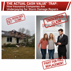 The “Actual Cash Value” Trap: How Insurance Companies Are Underpaying for Storm Damage Repairs