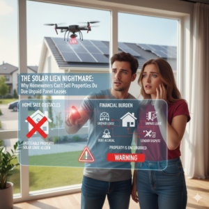 The Solar Lien Nightmare: Why Homeowners Can’t Sell Properties Due to Unpaid Panel Leases