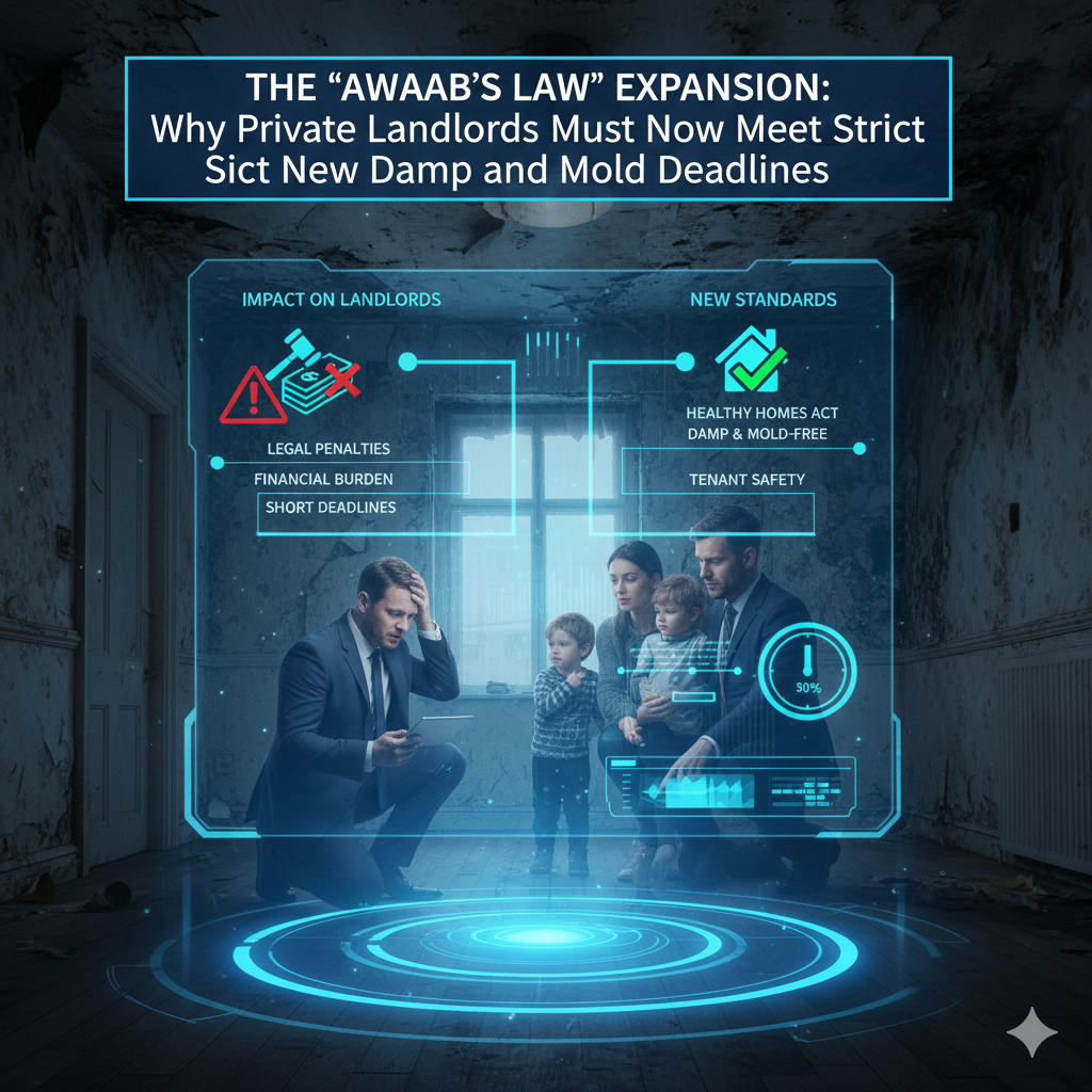 The “Awaab’s Law” Expansion: Why Private Landlords Must Now Meet Strict New Damp and Mold Deadlines