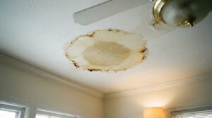 Diagnosing Yellow Water Stains on Ceilings When There is No Bathroom Above