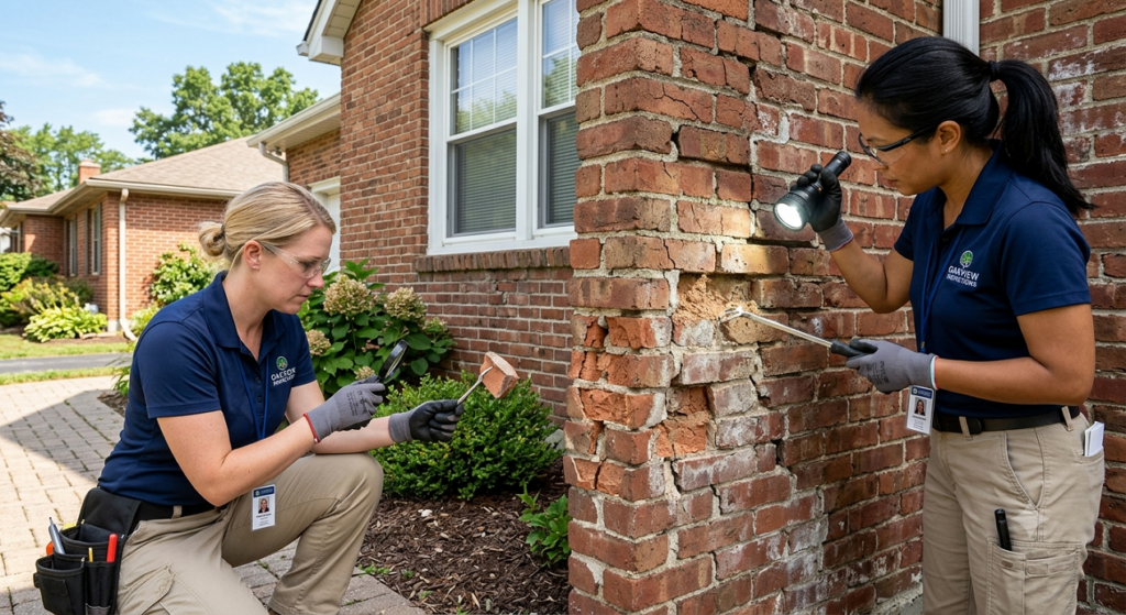Brick Spalling and Mortar Deterioration Caused by Trapped Vapor Drives