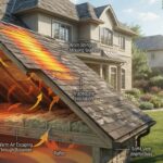 The Relationship Between Attic Bypass Leaks and Premature Shingle Granule Loss