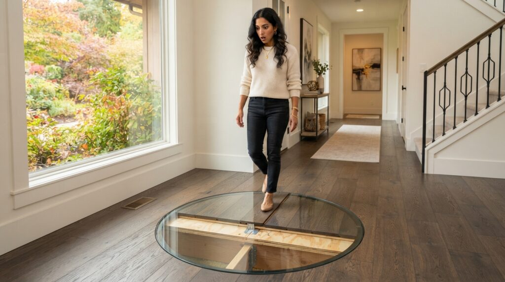 Diagnosing Floor Squeaks Caused by Seasonal Wood Shrinkage Around Joist Hangers