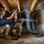 The Stack Effect: How Crawl Space Air Pressurizes Attic Cavities
