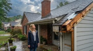 How Improper Flashing Around Chimney Saddles Channels Water Directly into Soffits