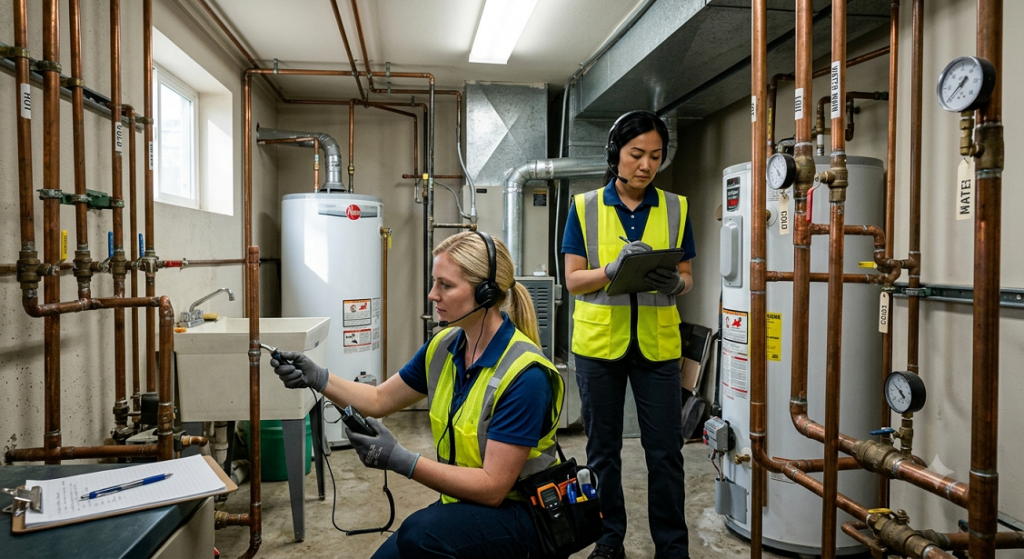 Identifying the Acoustic Differences Between Water Hammer and Thermal Pipe Expansion